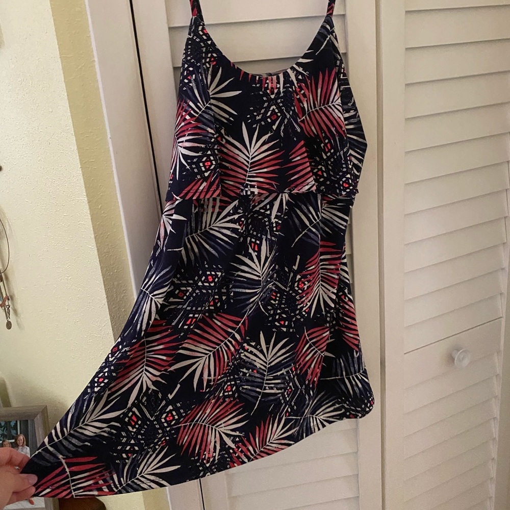 Palm frond dress